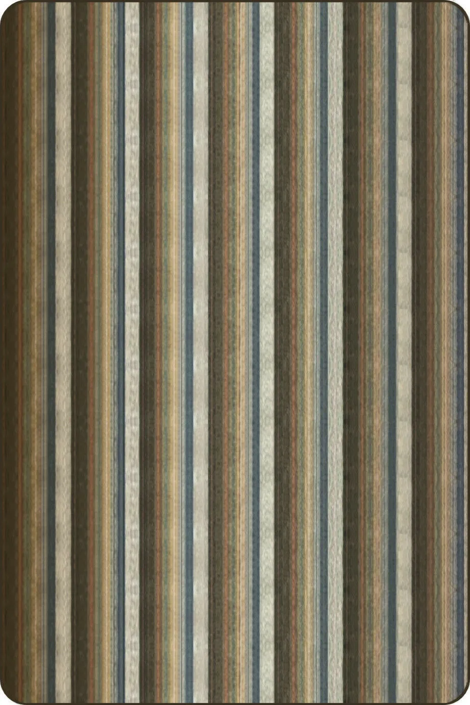 Atocha - Baby Alpaca Wool Throw Blanket / Sofa Cover - Queen 90" x 63" - coffee mix thin stripes pattern