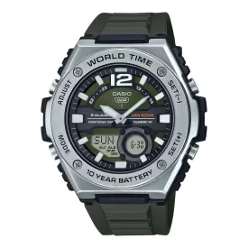 Casio Metal-Clad Dual Digital Analogue Watch MWQ100-3A