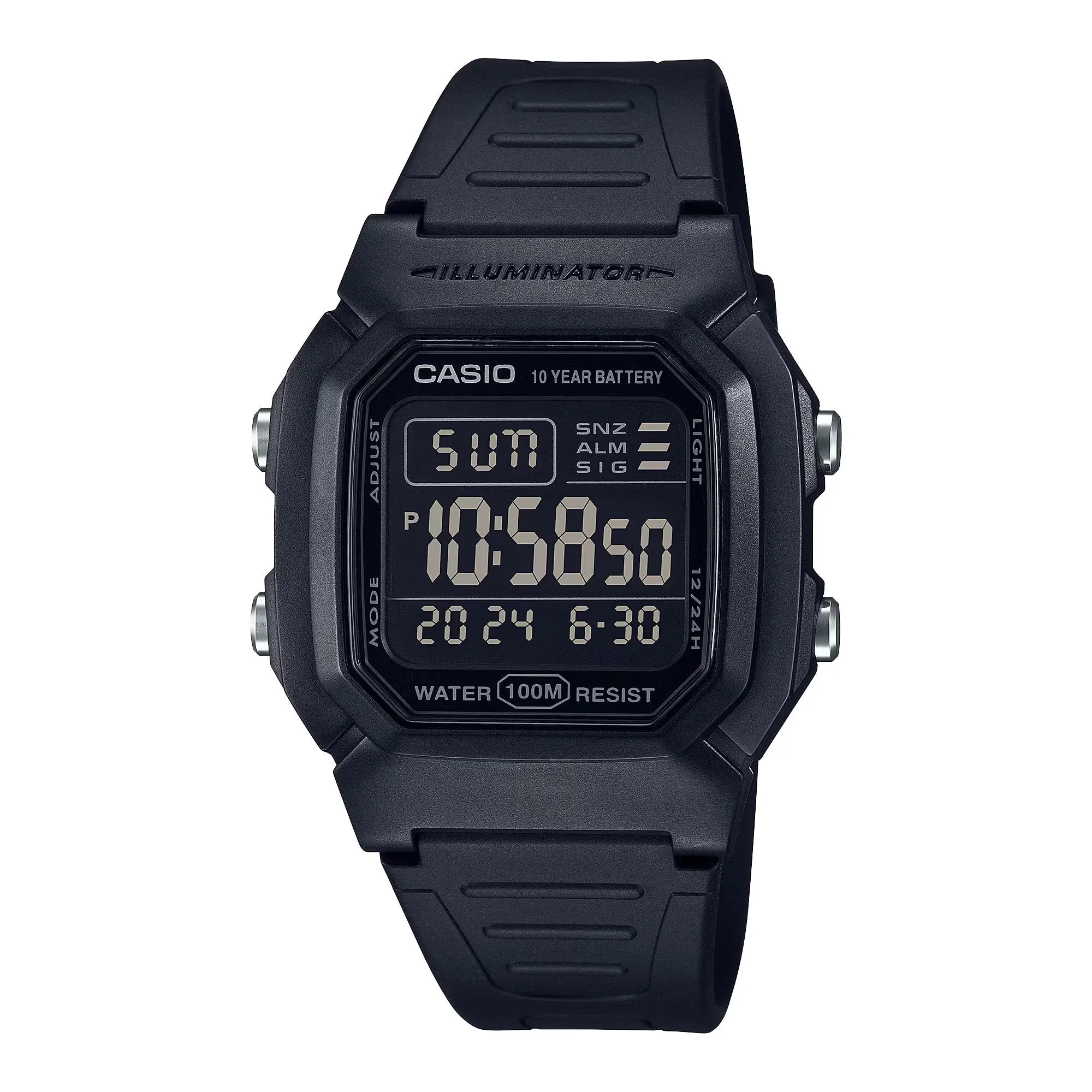 Casio Unisex W800H-1B