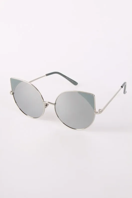 Cat Eye Sunglasses with Edge colors