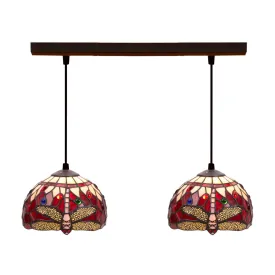 Ceiling Light Viro Red Iron 60 W 50 x 20 x 20 cm