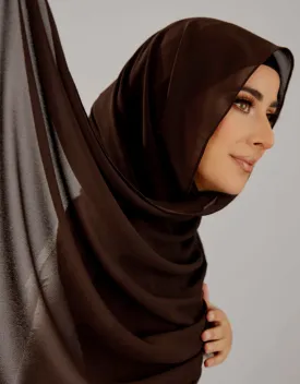 Chiffon Shawl - Shades of Brown