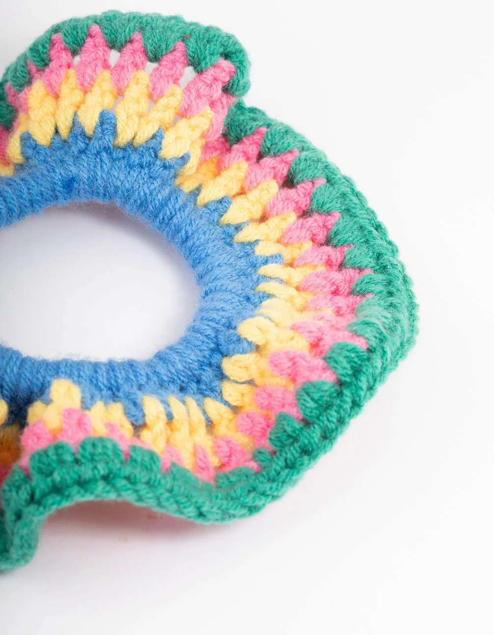 Fabric Cozy Knitted Hair Scrunchie