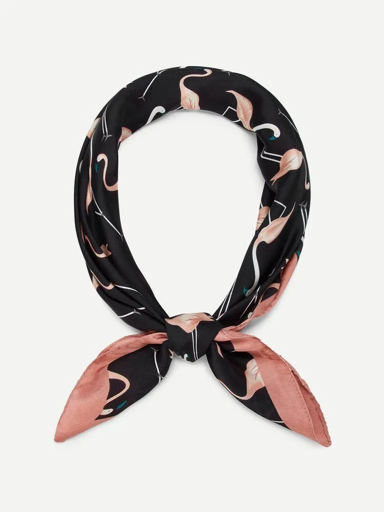 Flamingo Print Bandana