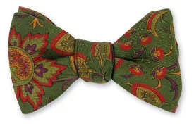 Green Alexander Floral Bow Tie - B5581