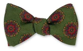 Green Alexander Medallions Bow Tie - B5584