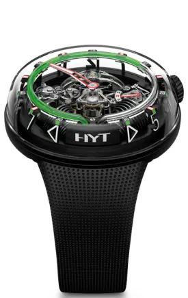 HT Watches H2. Black DLC Green Fluid Limited Edition