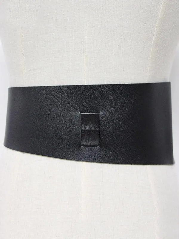 Imitation Leather Lace-up Belt Accessories