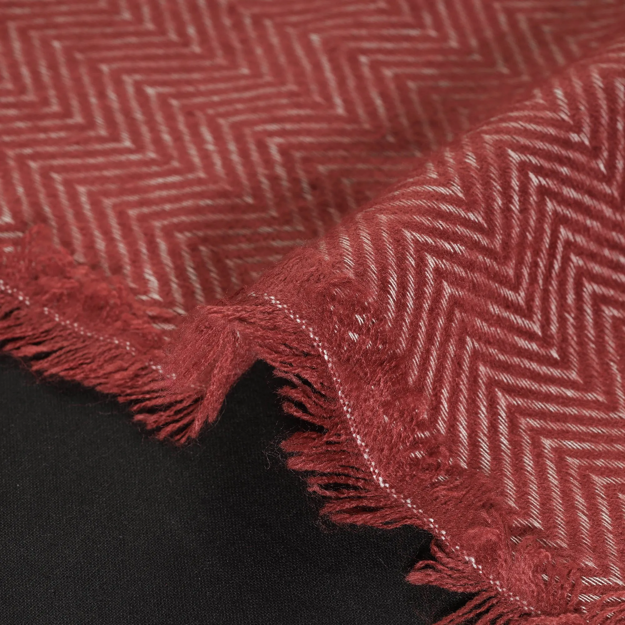 Maroon - Acrylic Fine Wool Fabric 10