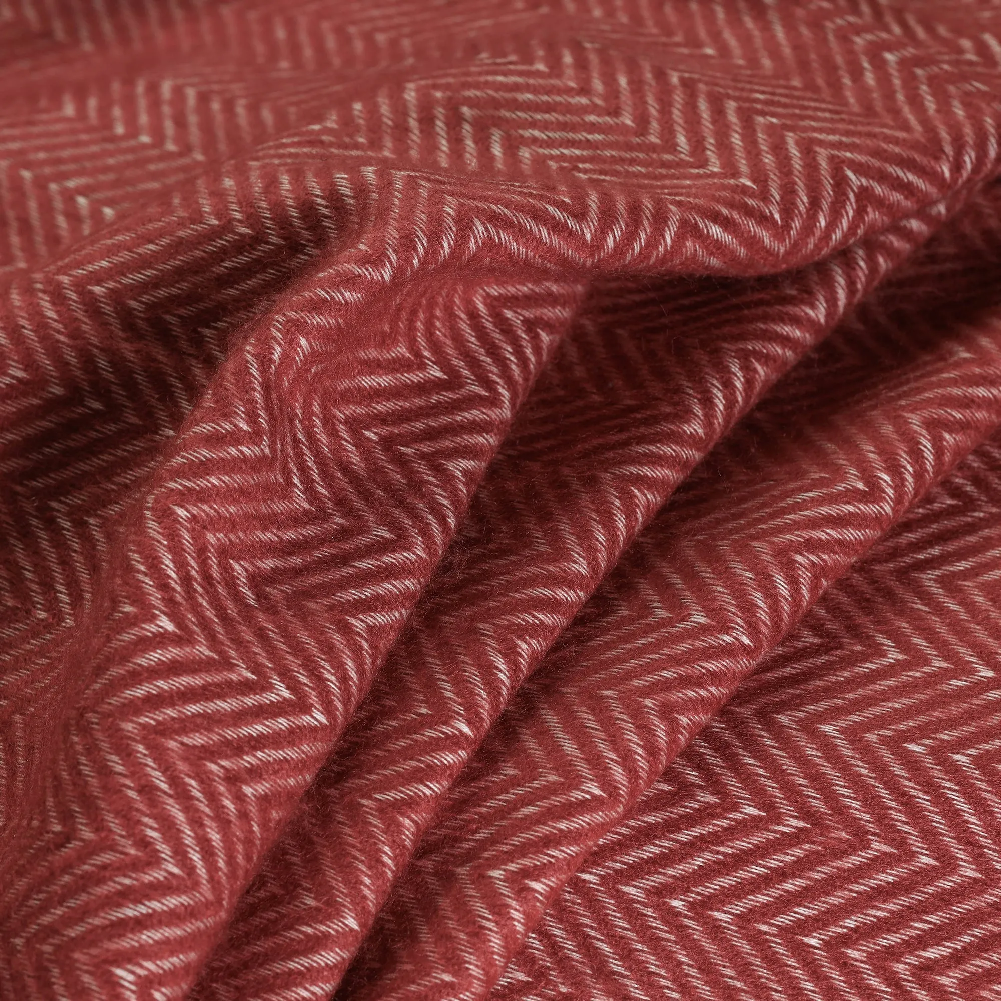 Maroon - Acrylic Fine Wool Fabric 10