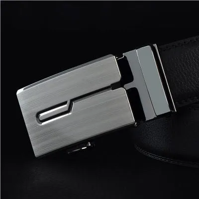 Mens Designer Belts 2017 Real Genuine Leather Automatic Buckle Male Waistbands Belts Luxury Ceinture Homme Luxe Marque Promotion