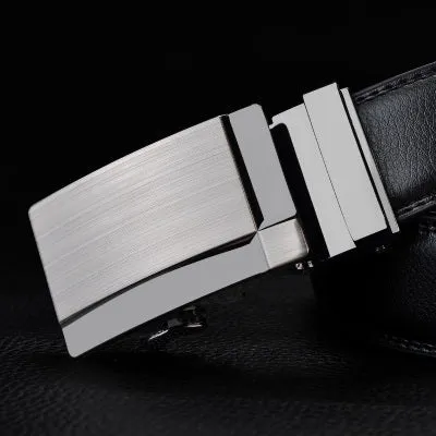 Mens Designer Belts 2017 Real Genuine Leather Automatic Buckle Male Waistbands Belts Luxury Ceinture Homme Luxe Marque Promotion