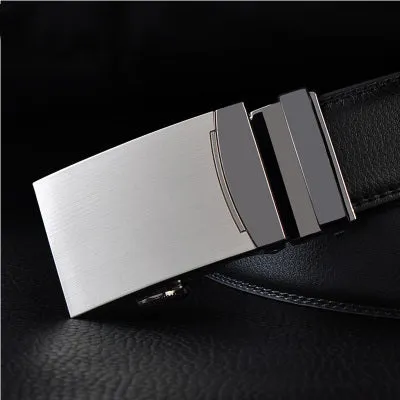 Mens Designer Belts 2017 Real Genuine Leather Automatic Buckle Male Waistbands Belts Luxury Ceinture Homme Luxe Marque Promotion