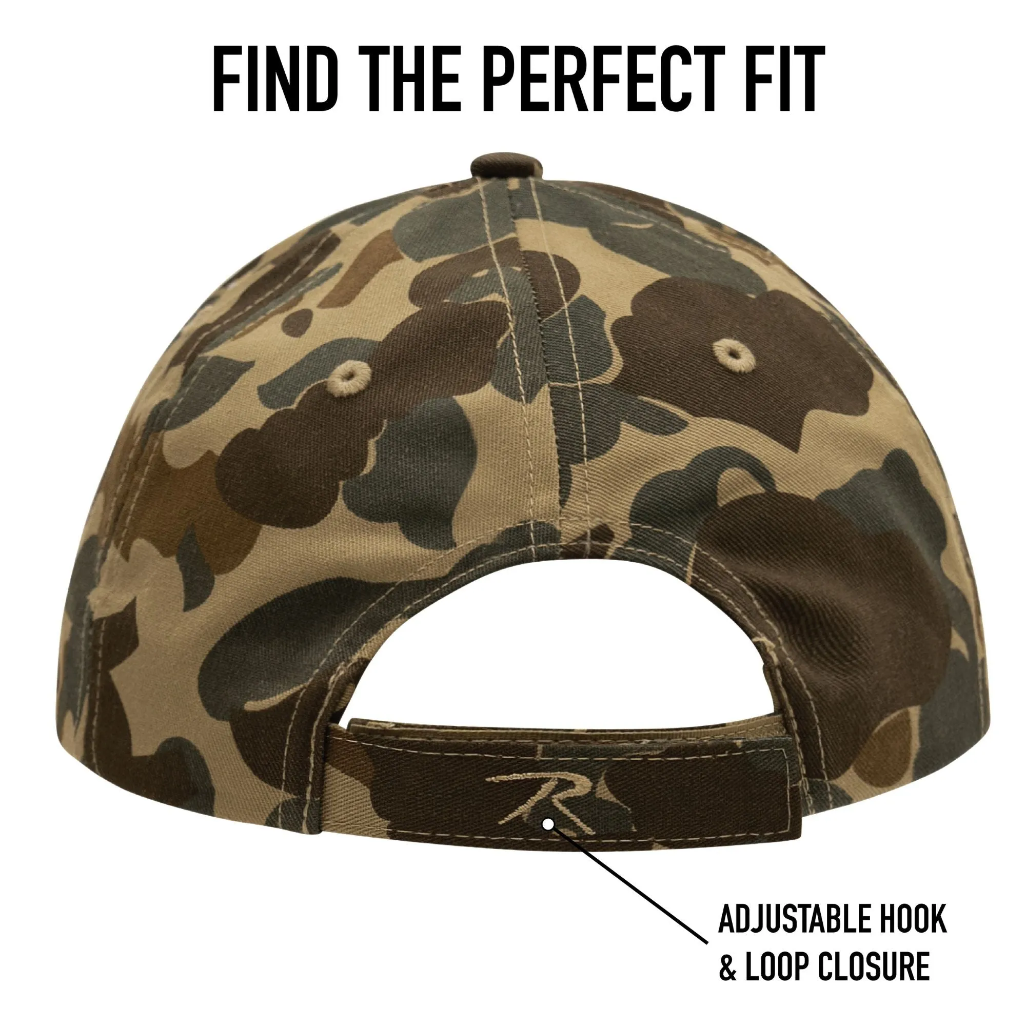 Midnight Black Camo - Military Low Profile Adjustable Baseball Cap