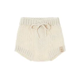 Off White Knitted Bloomer