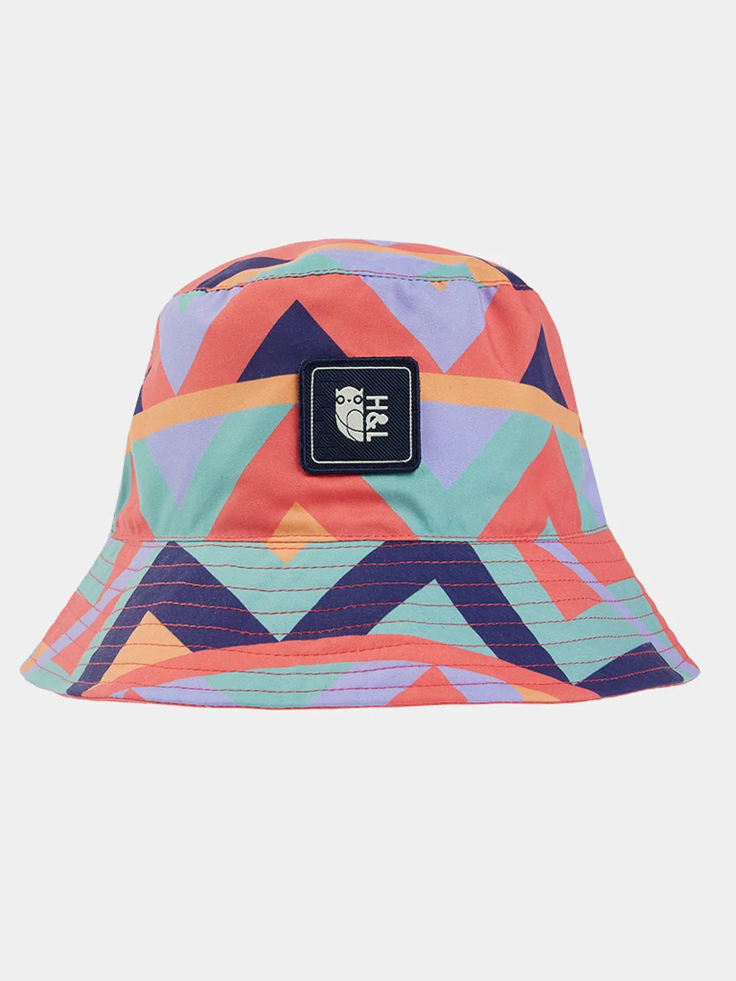 Raver Retro Pattern Bucket Hat