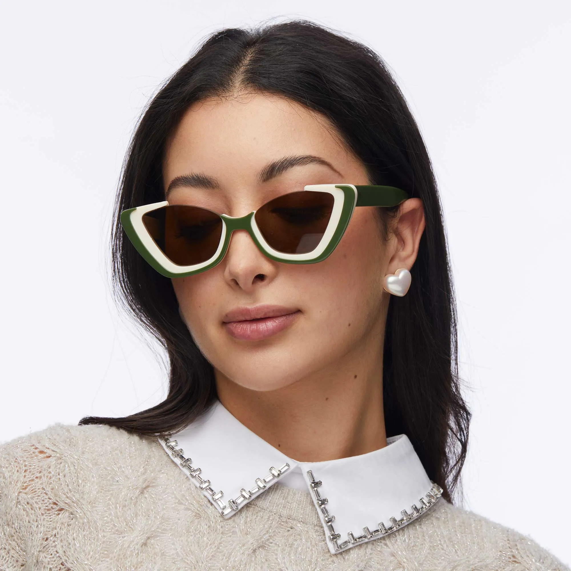 SAGE BRICKELL CAT EYE SUNGLASSES