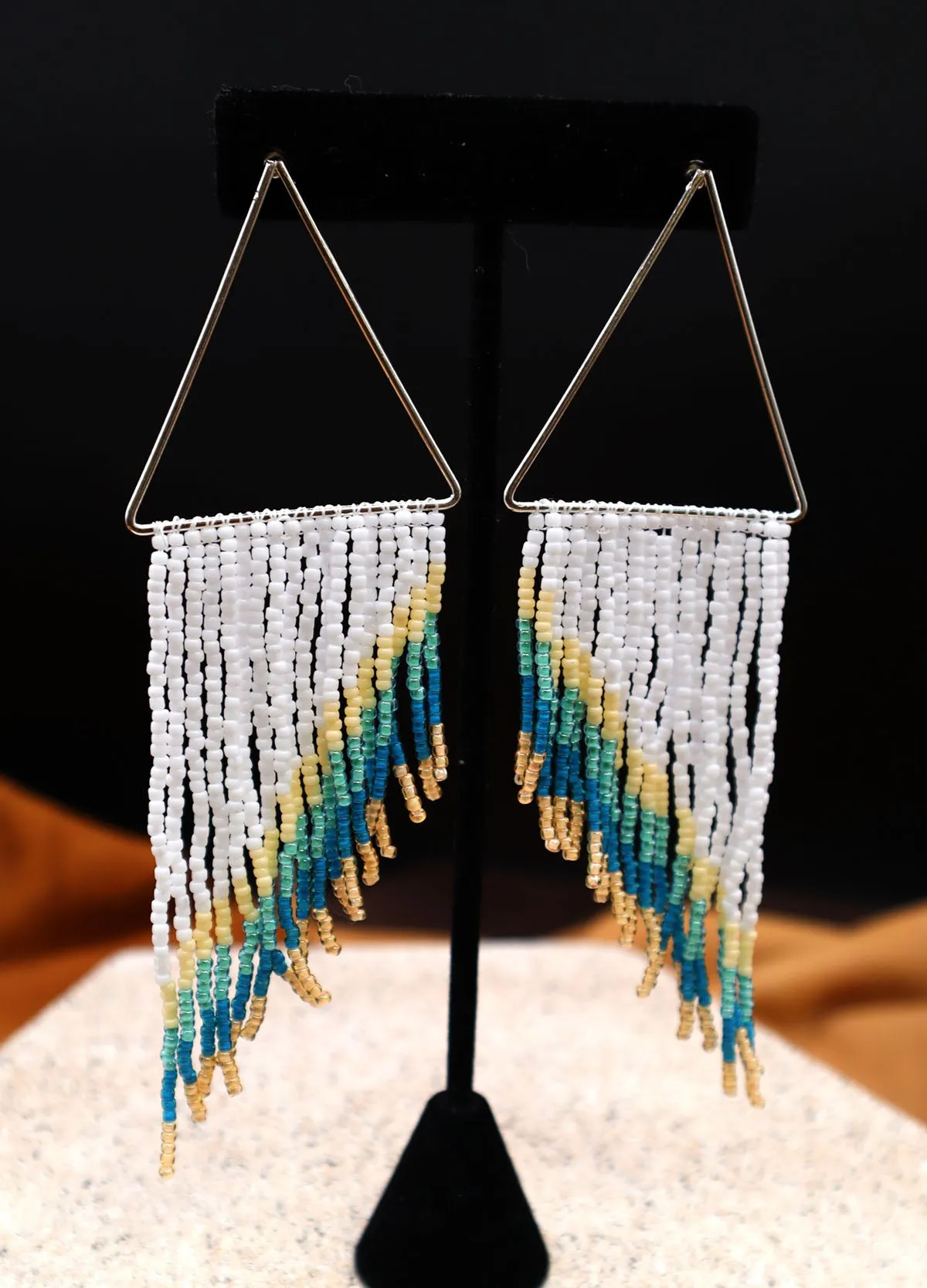 Triangle Earrings by Jeannie Sanders