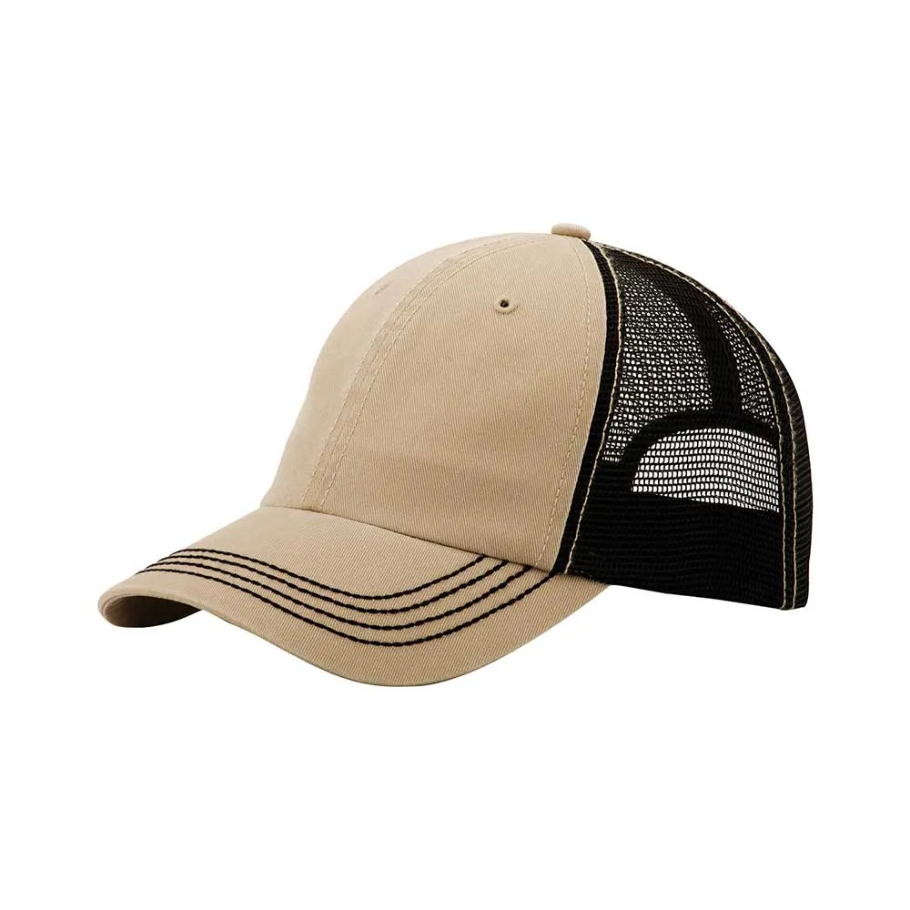 Washed Contrast Trucker Cap