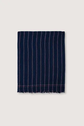 Wool Plaid No. 80 Navy Blue